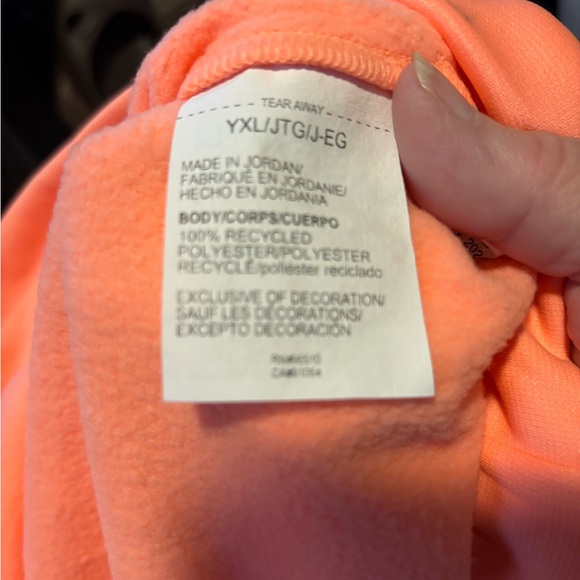 Under Armour Peach Hoodie with Iridescent Logo - Picture 8 of 8